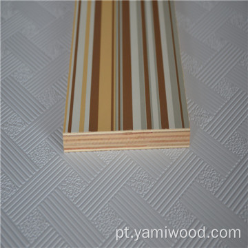 Wood Grain Melamine Paper Face Blockboard Core Wood